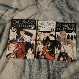 Bungo Stray Dogs Manga Volumes 3-5 Used Good